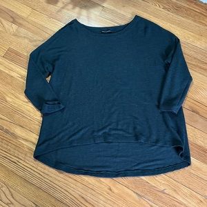 Nelly and Millie dark forest green oversized top